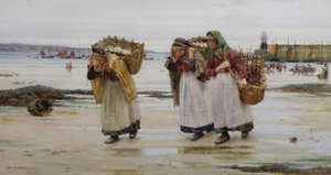 Les gagne-pain, ou les poissonnières de Newlyn - Walter Langley